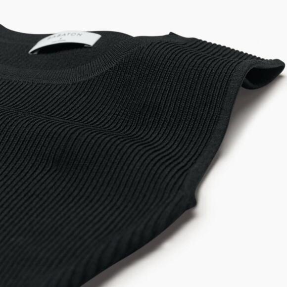 Aritzia Babaton Sculpt Knit Muscle Cropped Tank-(Cropped ribbed muscle tank- XS) - Picture 5 of 9